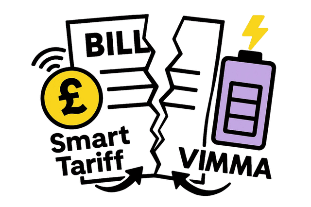 Bills and smart tariff graphic